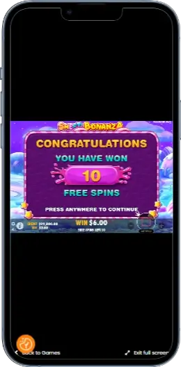 Sweet Bonanza Виграш