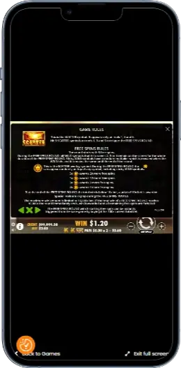Wild West Gold Основні налаштування