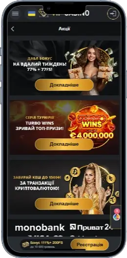 Vip Casino Акції