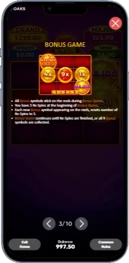 Coin Volcano Бонусная игра