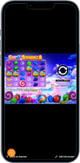 Sweet Bonanza Начальний экран