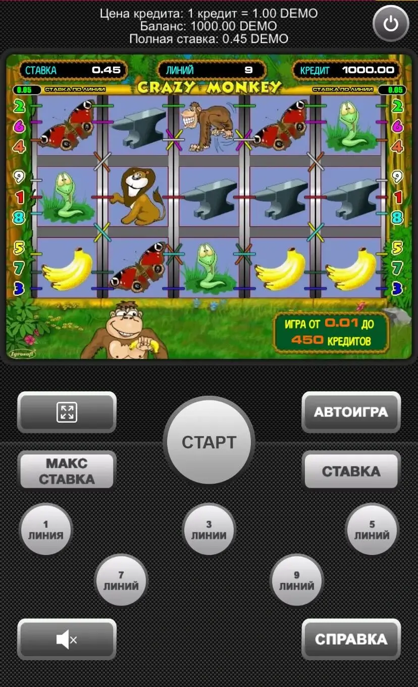 Crazy Monkey Дизайн