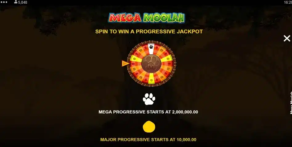 Mega Moolah Джекпот