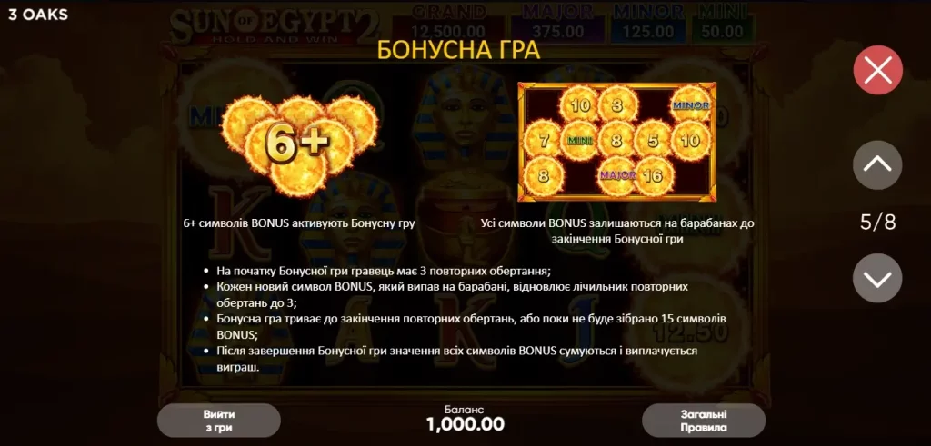 Sun of Egypt 2 Боуси