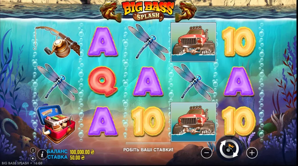 Дизайн Big Bass Splash