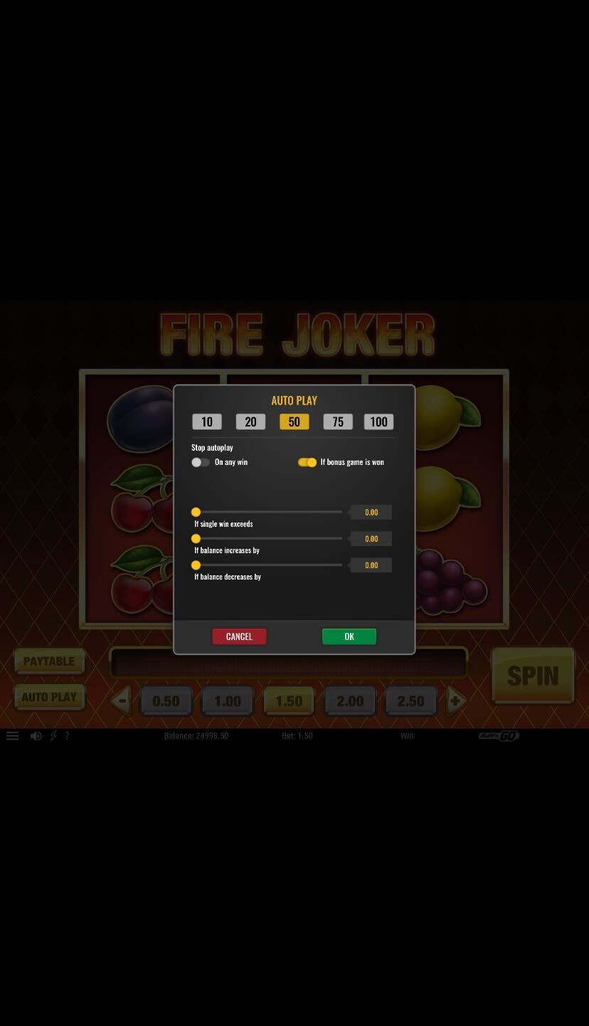 Fire Joker Авто игра