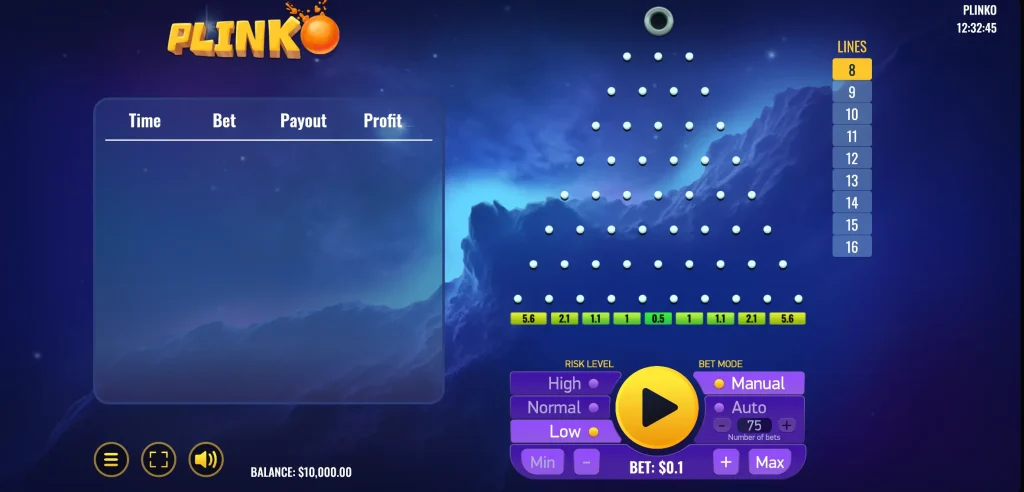 Дизайн гри Plinko